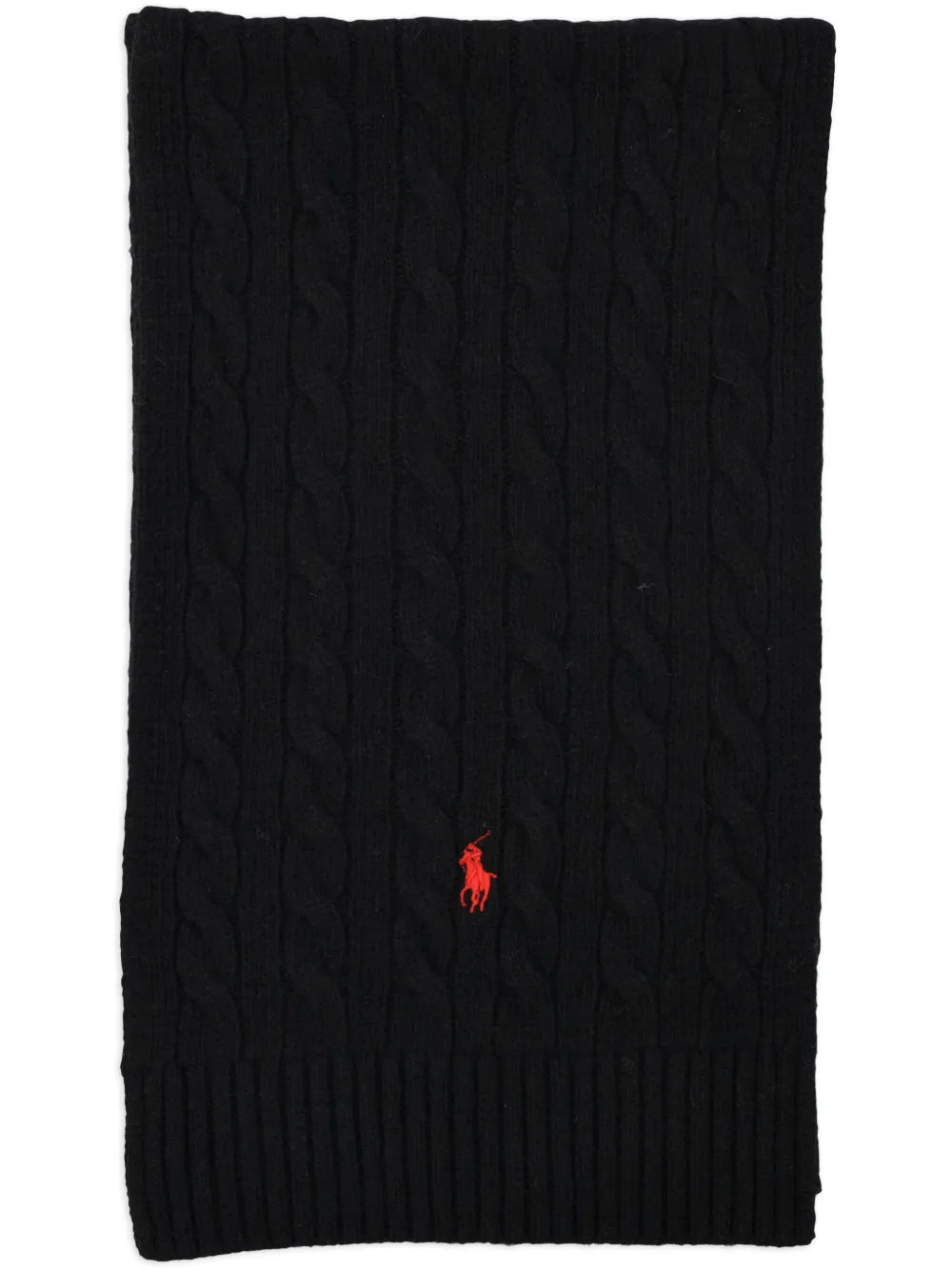 Reworked Polo Ralph Lauren Beanies Cable-Knit Cotton Black Beanie